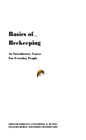 Cover of Basics of … Beekeeping