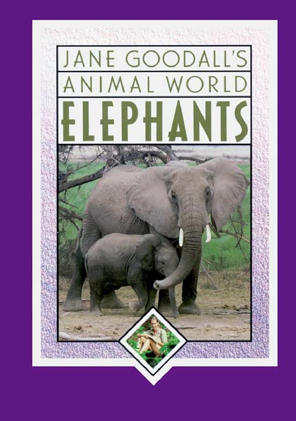 Cover of Jane Goodall's Animal World, Elephants